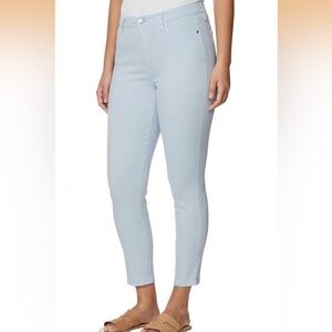 Buffalo David Bitton High Rise Soft Stretch Ankle Skinny Light Blue Jeans 10/30